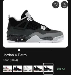 Jordan 4 Retro fear and Jordan Retro  Bred reimagined