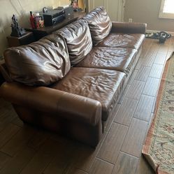 Leather Couch. 