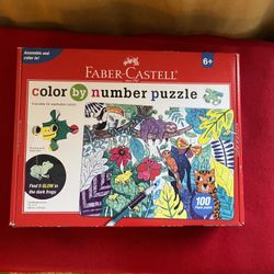 Faber-Castell Color By Number 100 Piece Puzzle 