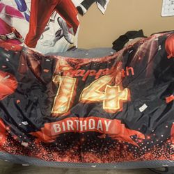 Happy 14th Birthday  Banner 