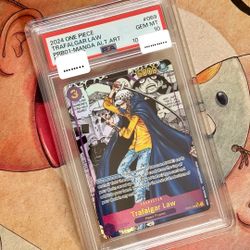 One Piece PSA 10 Alt Art & Manga Cards