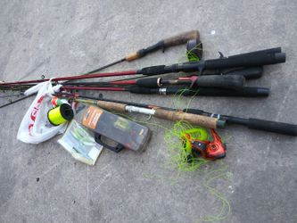 8 Fishing poles