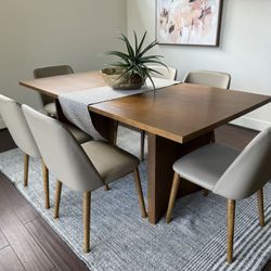 Solid Wood Dining Table 