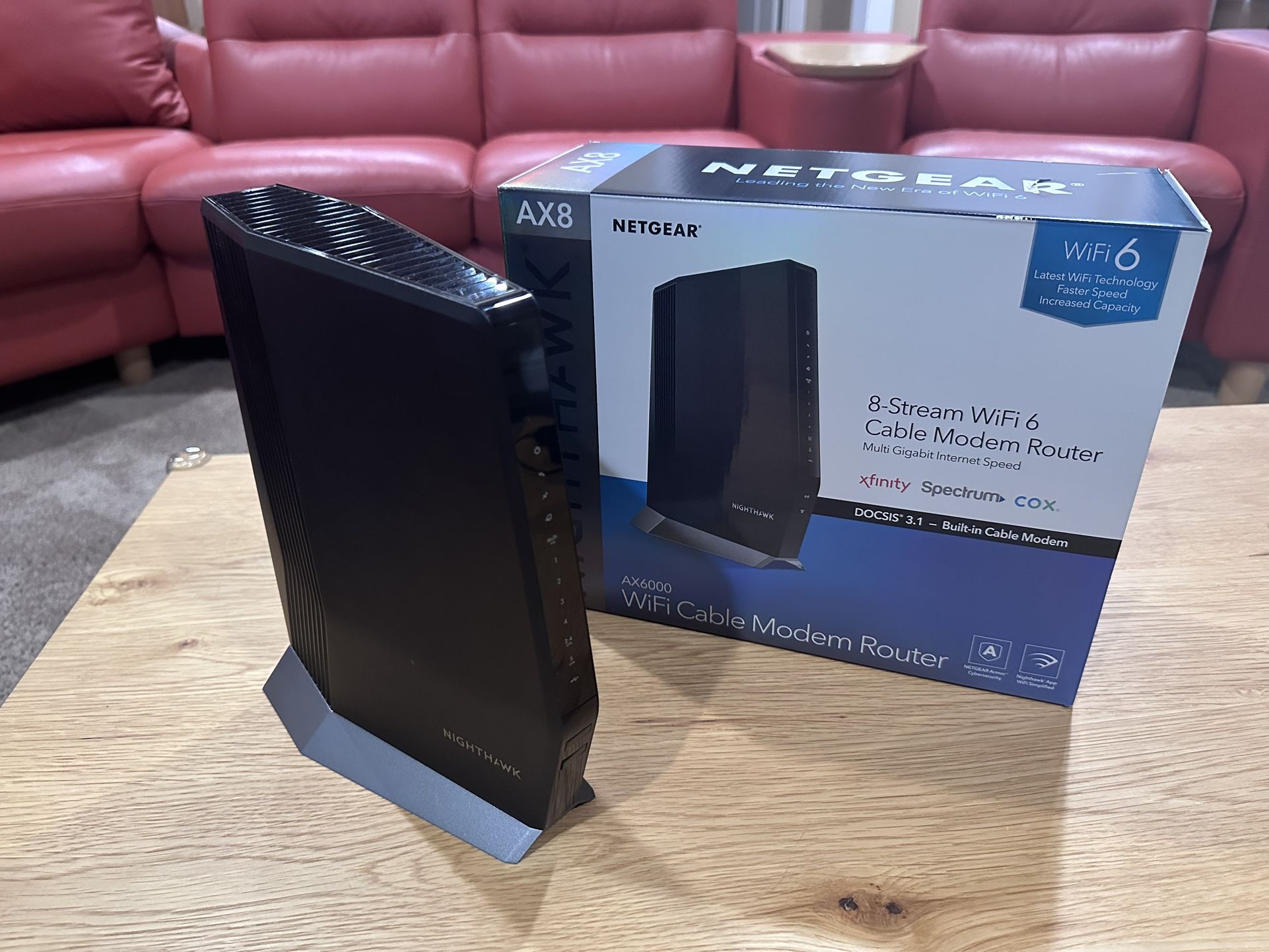 NETGEAR Nighthawk Cable Modem and WiFi 6 Router Combo (CAX80)
