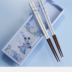 Disneyland Tokyo Resort Disney Blue Ever After Chopsticks Set