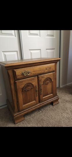 Oak Night Stand 