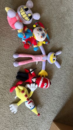 Digital circus plushies