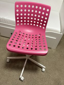 Ikea Skalberg  Pink Desk Office Rolling Chair 