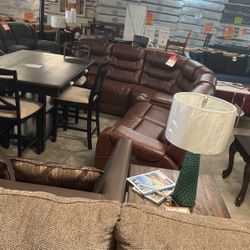 Brand new reclining sectional with power grab and go $3000 cash only