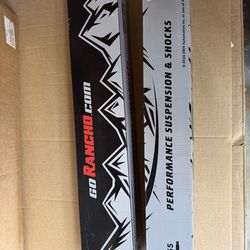 Brand new RANCHO Rear Shocks RS9000XL; Adjustable