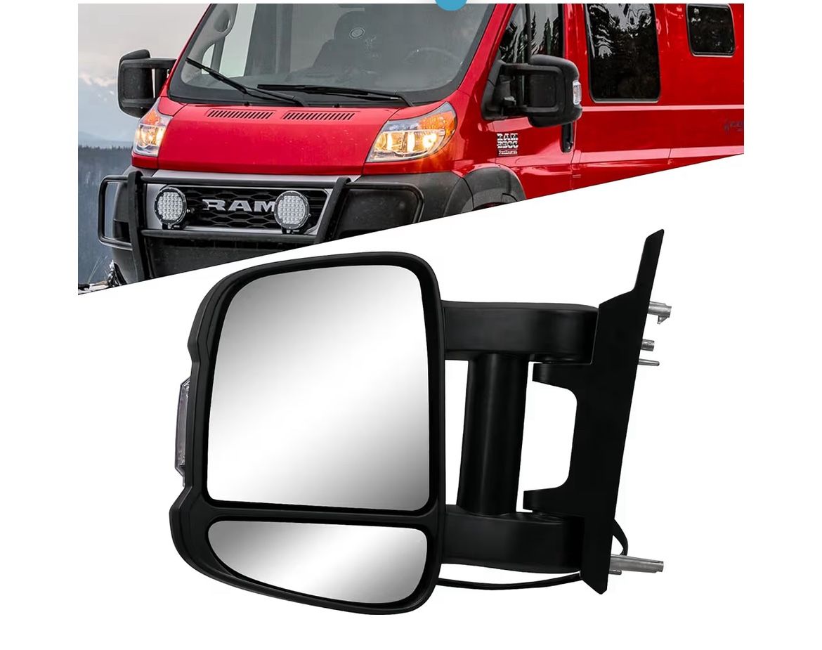 Extended Long Arm Mirror Left 