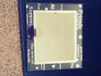 Glass photo frame friends 8x10