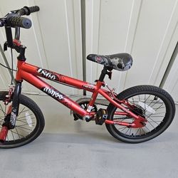 “18” BMX Bike – Red – Kids Bike w/ Pegs”