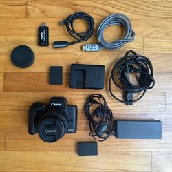 Canon M50 Mark2, Lens, web extras
