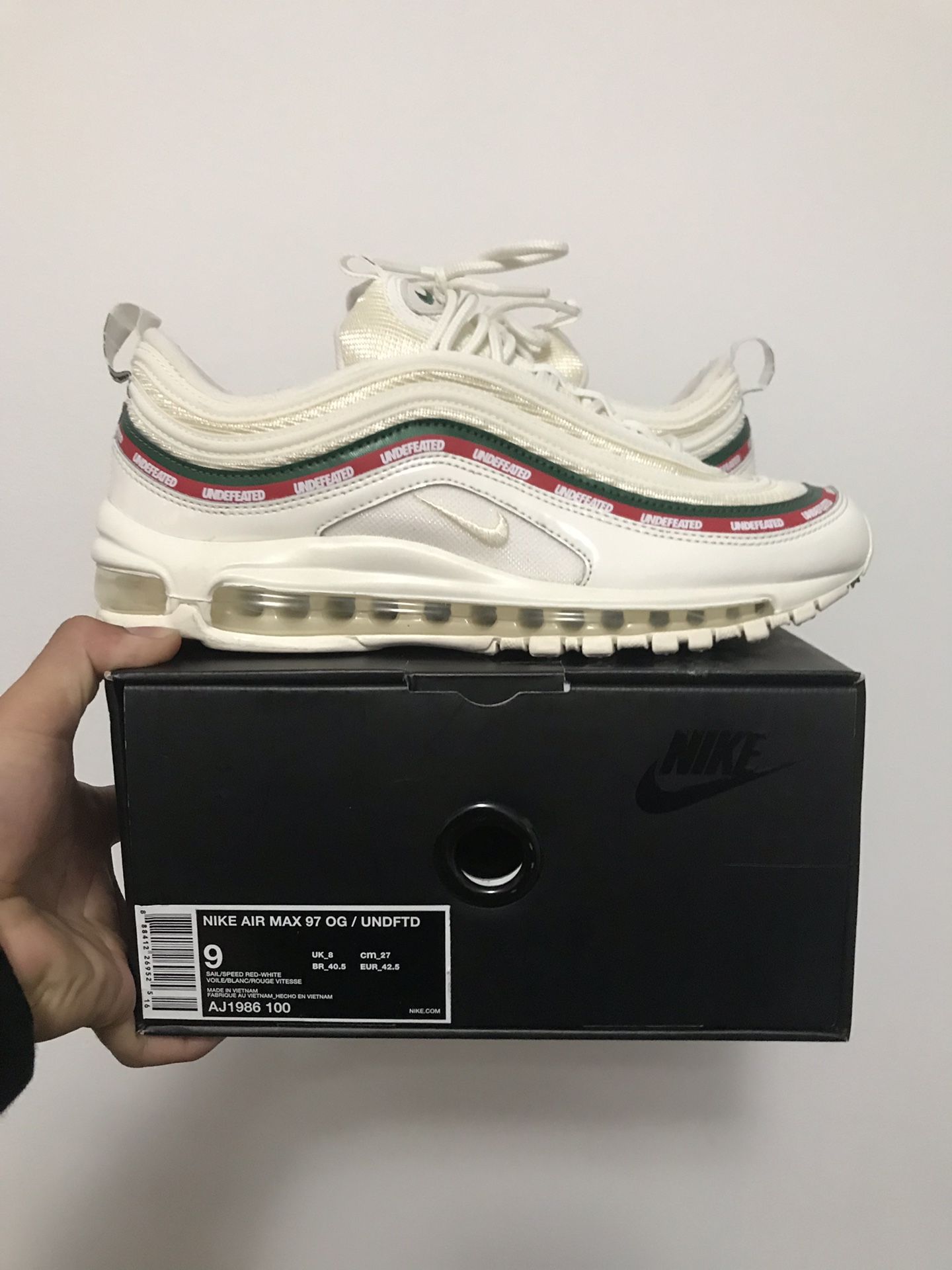 Nike Air Max 97 UNDFTD (white) sz.9