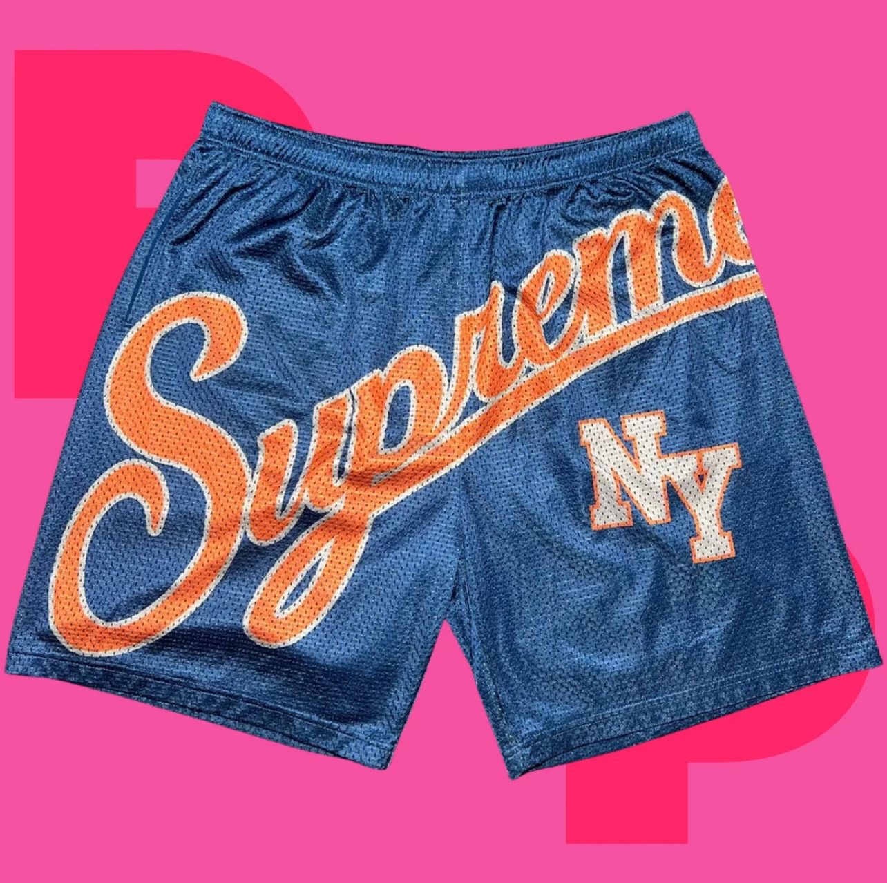 Supreme Big Script Mesh Short (Medium)