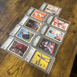 10 Graded Sports Card Lot - Ken Griffey Jr, Michael Jordan, Barry Bonds, Nolan Ryan