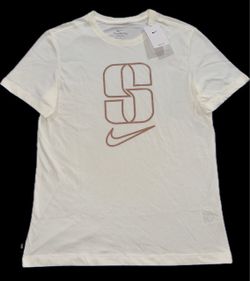 Nike Mens Sabrina Ionescu Graphic T Shirt Cream Medium HV7049 133 Basketball New