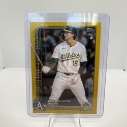 Nick Kurtz Rookie Yellow Border Parallel 