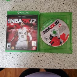 Xbox One NBA2K17 And 18