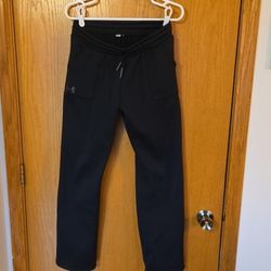 Under Armour Men's Black Storm Fleece Sweatpants Activewear Drawstring Pockets