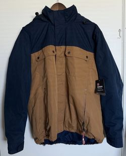 Swiss+Tech Midweight Jacket Mens Full Zip Water Resistant Medium • Copper Penny