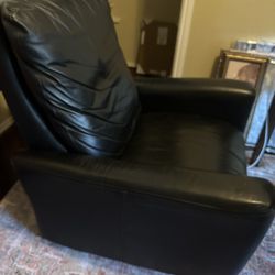 Black Leather Recliner