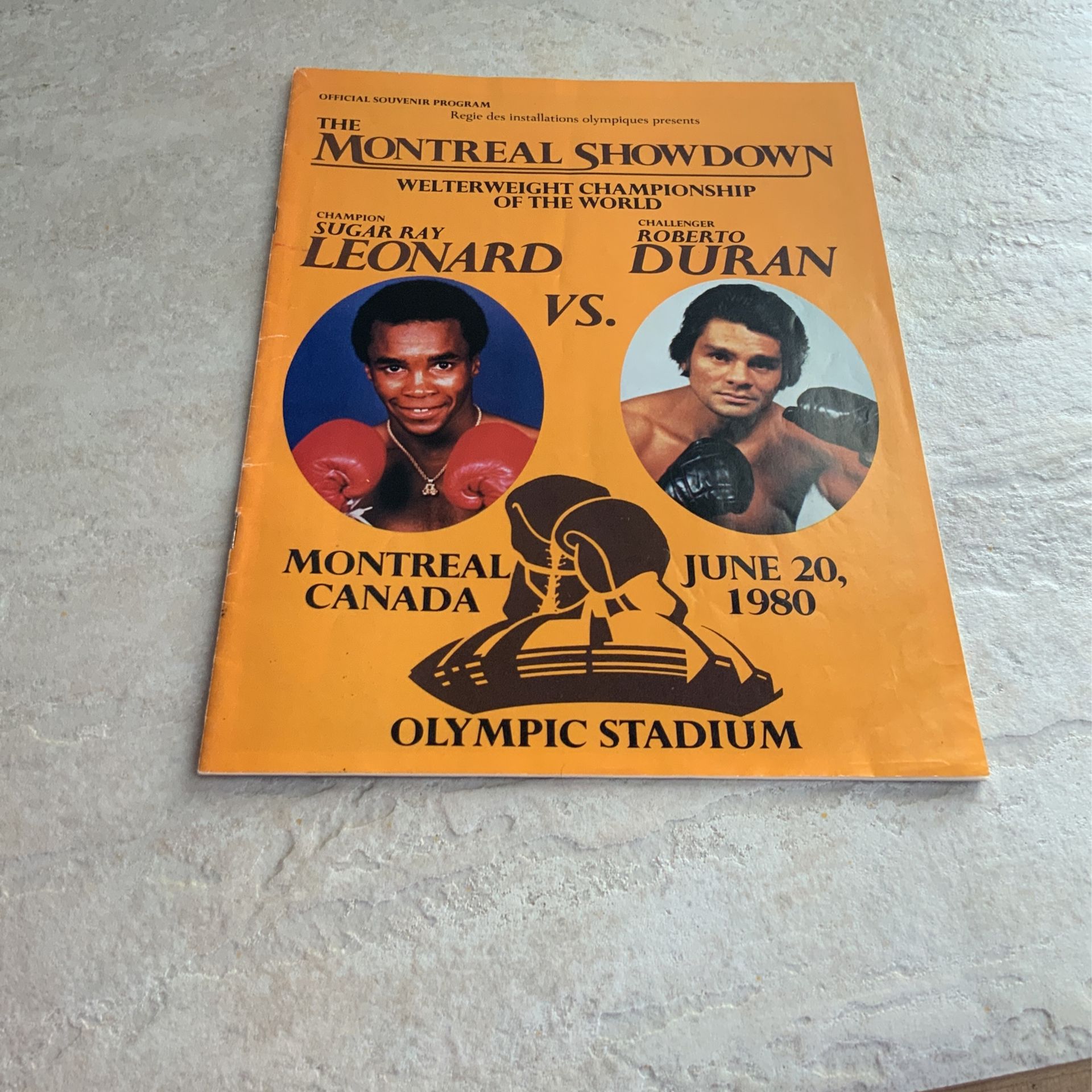 Leonard Vs. Duran Fight In Montreal