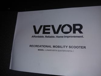 Mobility scooter by vevor