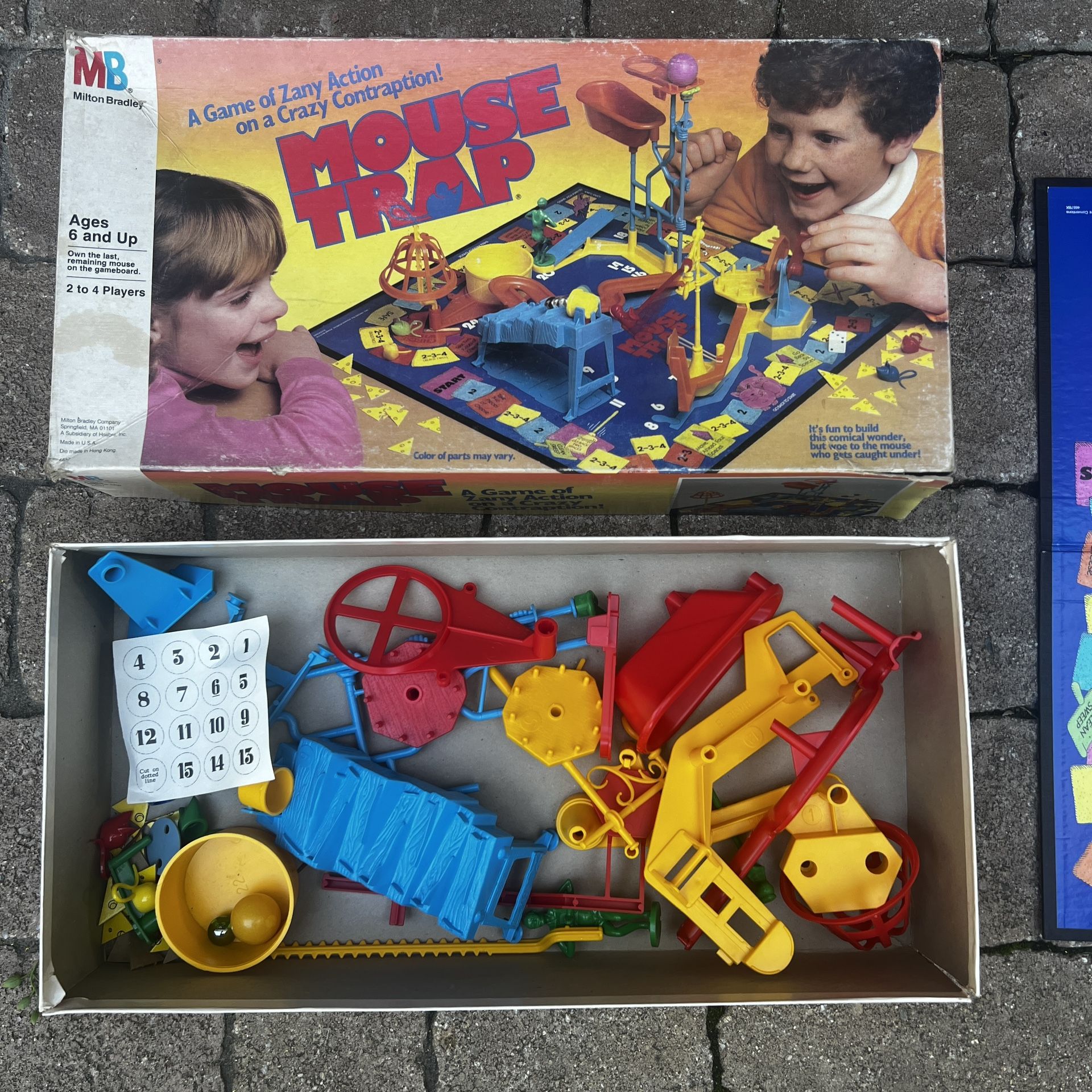 Original Milton Bradley MB 1986 Mouse Trap Board Game Nostalgia