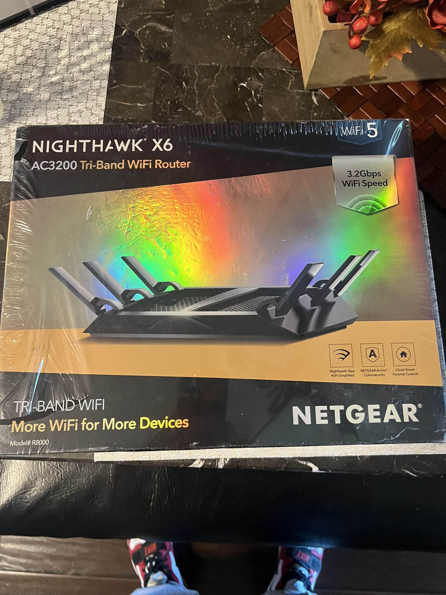 Brand New Netgear Nighthawk X6 AC3200 Tri-Band WiFi Router 