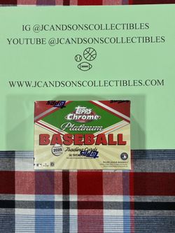 2025 Topps MLB Chrome Platinum Baseball Value Blaster Box Factory Sealed