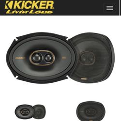 KICKER KSC6930 6x9" Triaxial Speakers