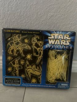 Star Wars Glow In The Dark Action Wall Scenes