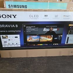 65” Sony smart 4k oled hdr tv Bravia 8 tv 