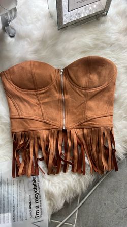 Velvet/Suede Tube Top