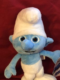 The Smurfs NWT plush doll ! 7.5” tall! 💙free surprise gift with purchase!🥳 SMURF, Smurfs, plushie, plush, doll, toy sale!