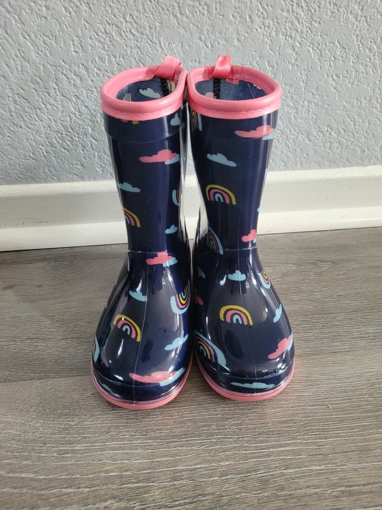 NWT Navy Rain Boots