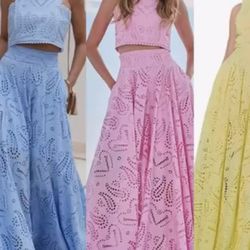 S/m/l sets skirt and top