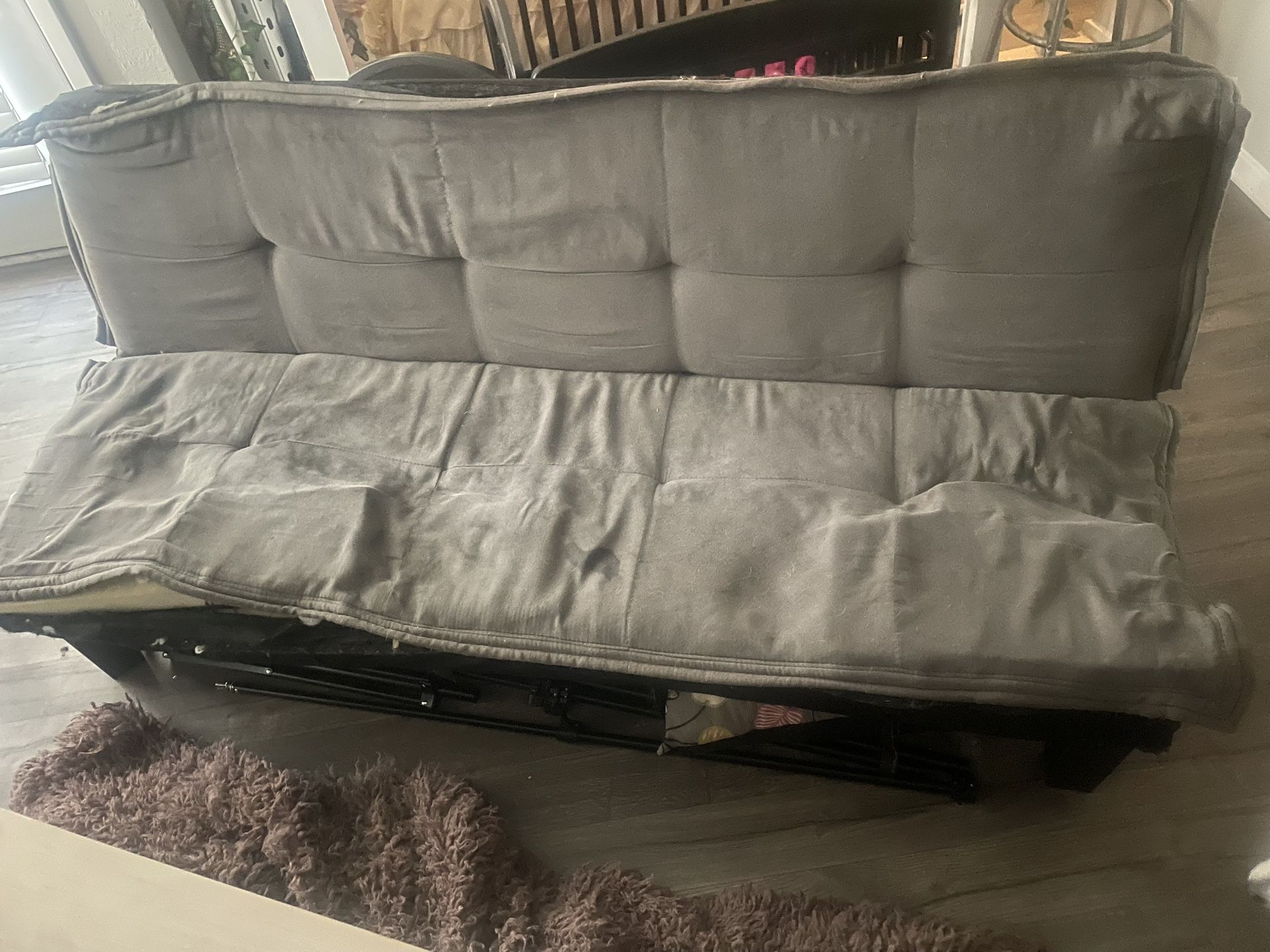 Gray Futon Couch
