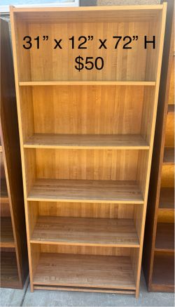 Assorted bookcases see pics