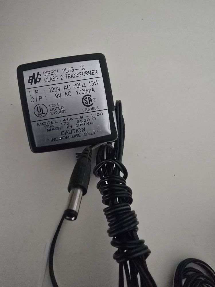 Multiple power Adapters 120 input 9V output