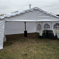 Tent With Heater 