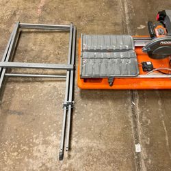 Ridgid 7 " wet tile saw 