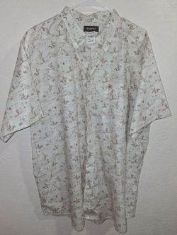 SIZE 2X ARIAT MEN'S SHIRT WESTERN BUTTON-DOWN NEW (CAMISA ARIAT PARA HOMBRE TALLA 2X NUEVA)