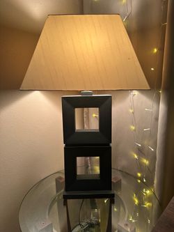 Glass Top Accent Table & Lamp – Sold Separately or Together