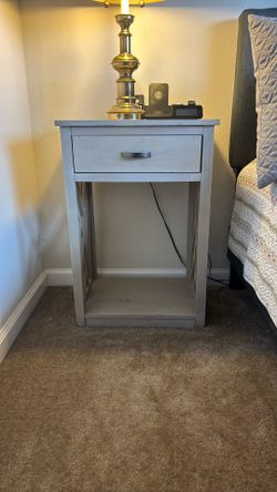 Decorative side table or nightstand