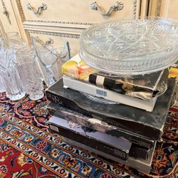 Crystal Tray Serving Dish $15 Each All Never Used 