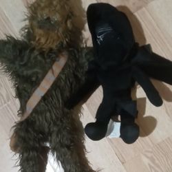 Star Wars  2016 Kylo Ren And Chewbacca Plushies 