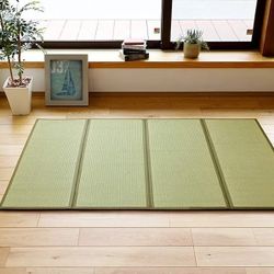 MIINA Japanese Traditional Tatami Mat, Igusa (Rush Grass) Floor Mattress, Futon, 55"x78" (Full, Natural)